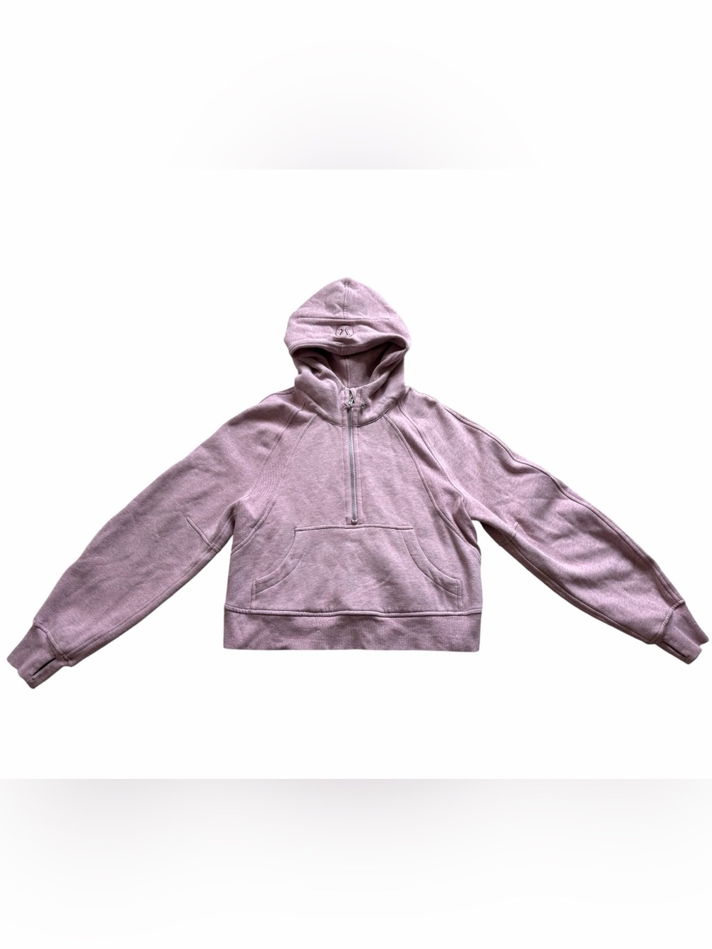 Lululemon Scuba Oversized Half Zip Hoodie Women’s XS/S Heather Pink Athleisure